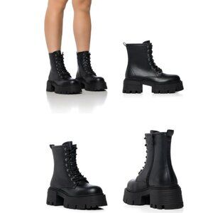 Black Combat & Moto Boots
